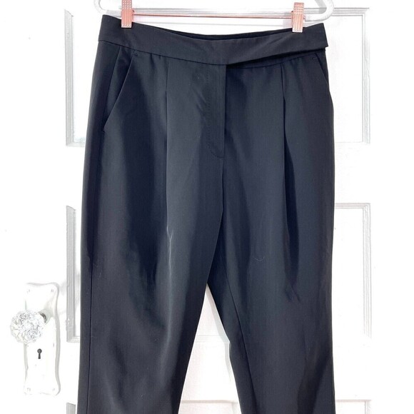 AllSaints Pants Womens 4 Black Dala Trouser Classic Minimalist Designer - Picture 4 of 10